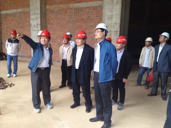 張學(xué)武董事長到廣西南寧荔園維景酒店項(xiàng)目調(diào)研（圖）