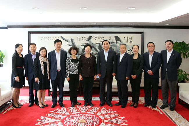 姜巖總經(jīng)理會見寧夏自治區(qū)黨委常委、統(tǒng)戰(zhàn)部長馬廷禮一行（圖）