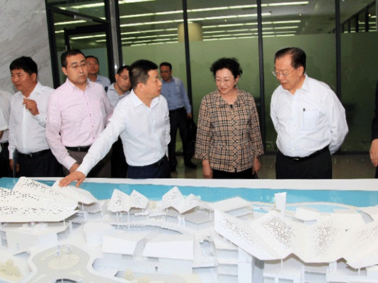 中國旅游集團公司張學武董事長一行 蒞臨三亞國際免稅城視察