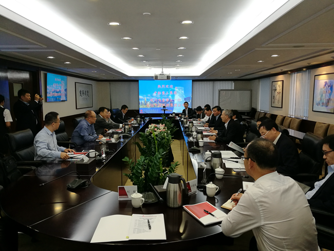 中船重工集團胡問鳴董事長一行到訪集團（圖）